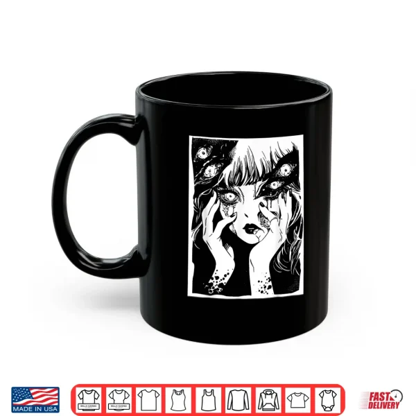 Mug Edgy Creepy Horror Anime Manga Weird Japan Japanese Harajuku Shirt