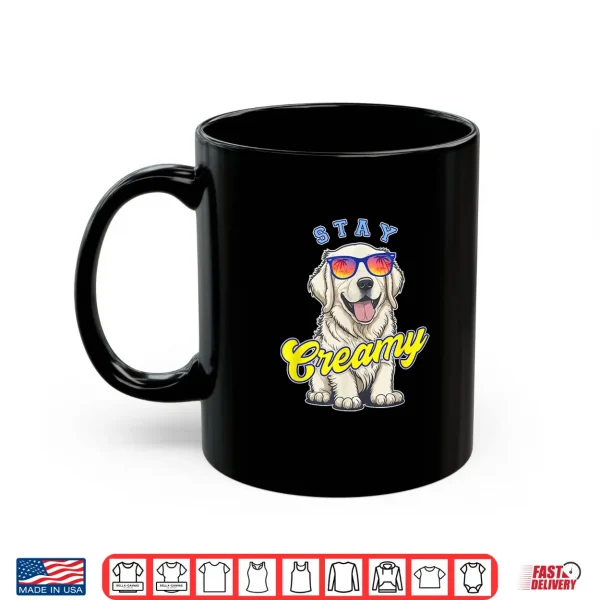 Mug English Cream Golden Retriever Funny ECGR Puppy Stay Creamy Shirt