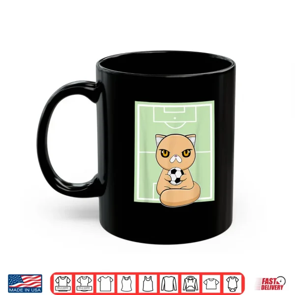 Mug Exotic Shorthair Cat Anime Kitten Soccer Football Men Women Kids Shirt