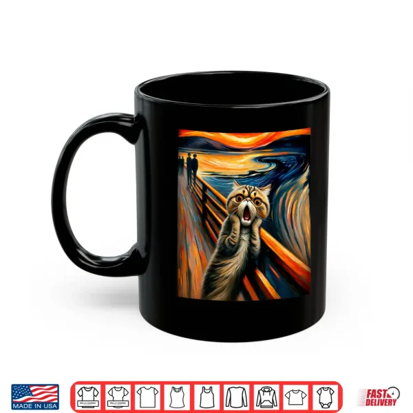 Mug Expressionist Artsy Artistic Exotic Shorthair Cat Shirt