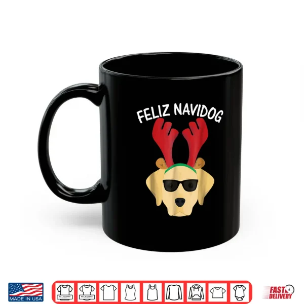 Mug Feliz Navidog Navidad Labrador Retriever Christmas Shirt