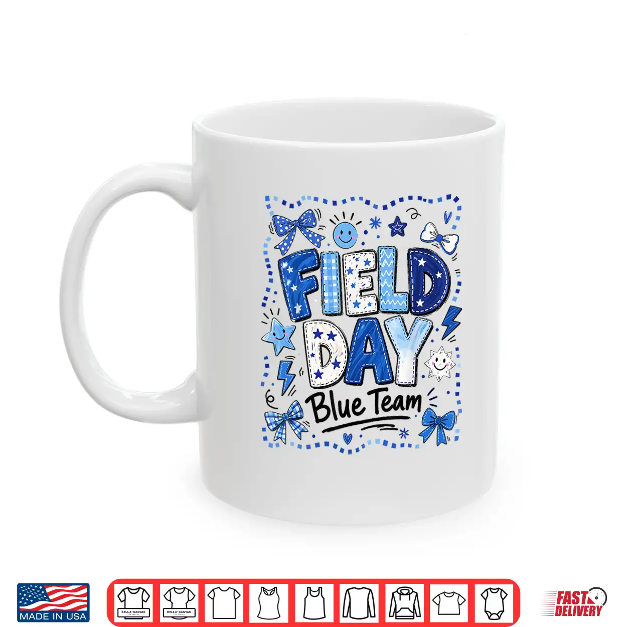 Field Day Blue Team Funny For Kids Teacher Field Day Games Shirt Field Day Blue Team Funny For Kids Teacher Field Day Games Shirt