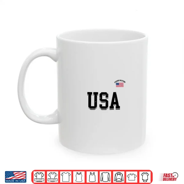 Mug Figure Skating USA figure skater Shirt