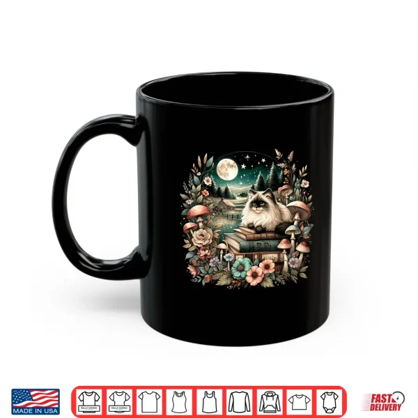 Mug Floral Womens Cottagecore Ragdoll cat Lover Shirt