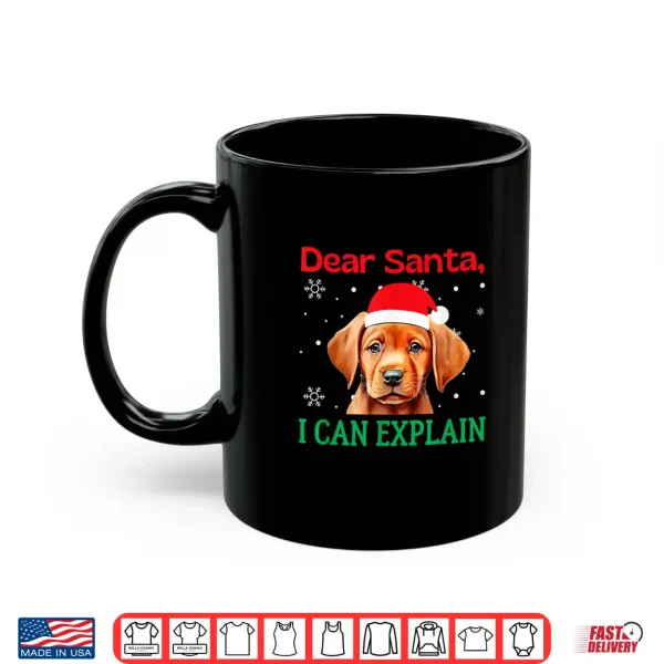 Mug Fox Red Lab Christmas Santa Labrador Retriever Shirt