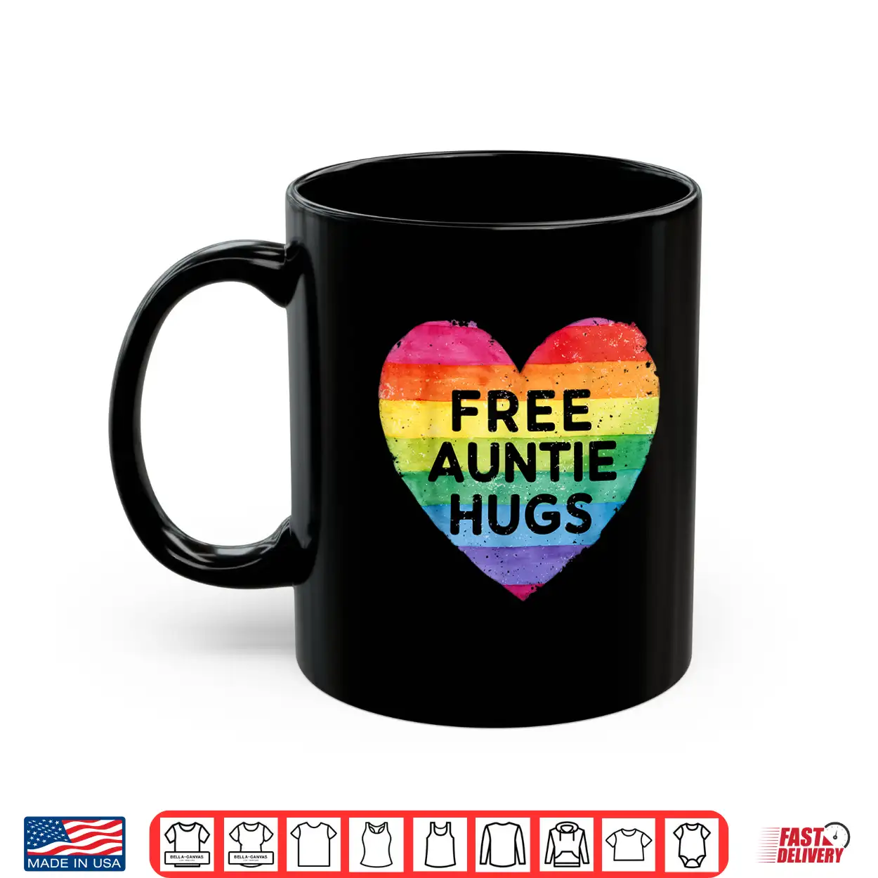 Free Auntie Hugs Lgbt Gay Lesbian Pride Month Rainbow Flag Shirt Free Auntie Hugs Lgbt Gay Lesbian Pride Month Rainbow Flag Shirt