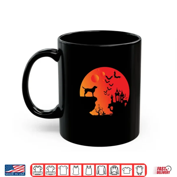 Mug Full Moon Labrador Retriever Lovers Halloween Spooky Shirt