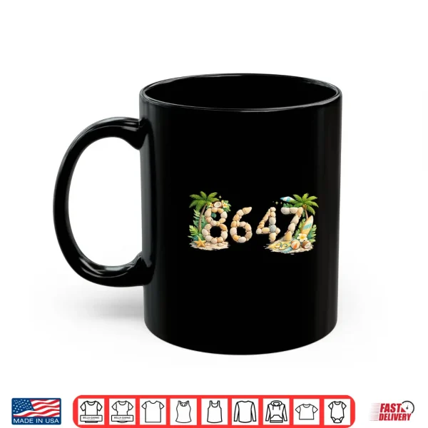 Mug Funny 86 47 8647 Summer Beach Seashells Sea Shells Shirt