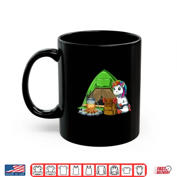 Mug Funny Backpacking Unicorn Hiking and Camping Shirt