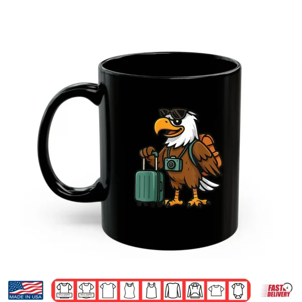 Mug Funny Eagle Tourist Birds Animals Lover Eagle Backpacking Shirt