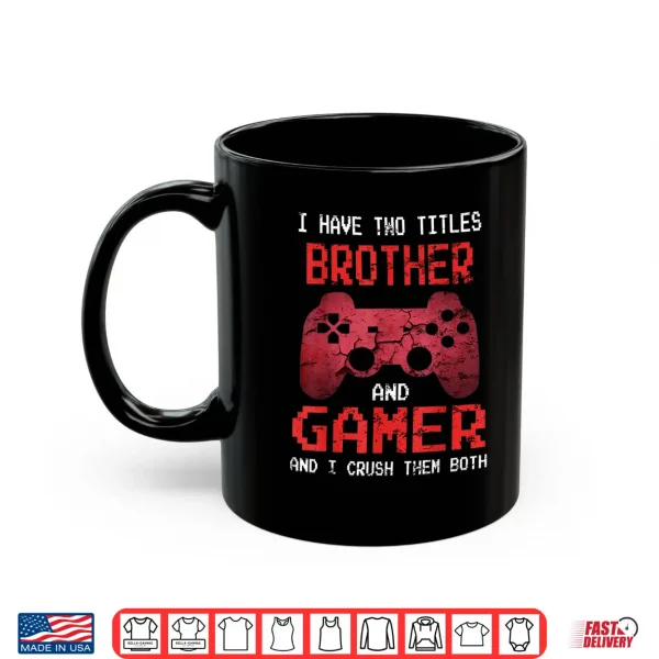 Mug Funny Gamer Vintage Video Games Gift For Boys Brother Son Shirt
