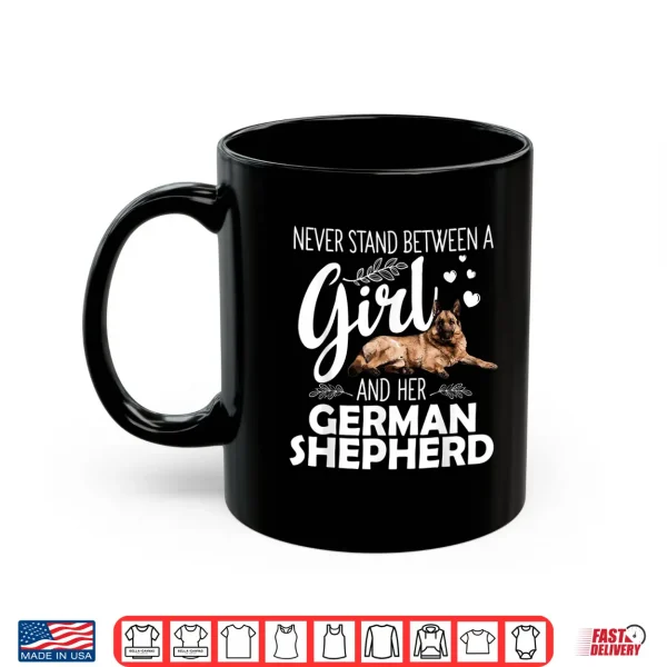 Mug Funny German Shepherd Art For Girls Women Pet Dog Lovers Shirt