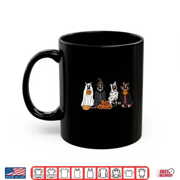 Mug Funny German Shepherd Halloween Dog Mom Mummy Dog Witch Shirt