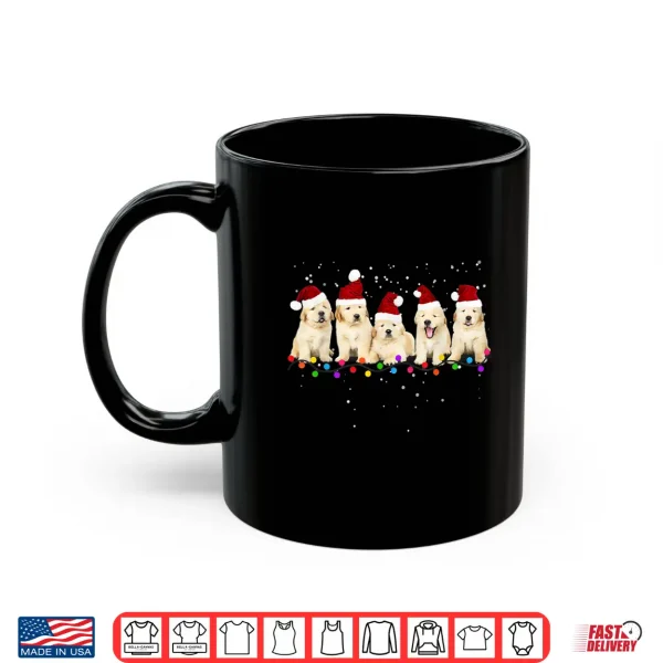 Mug Funny Golden Retriever Christmas Sweater Shirt Puppy Dog Shirt