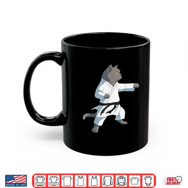 Mug Funny Karate British Shorthair Cat Shirt