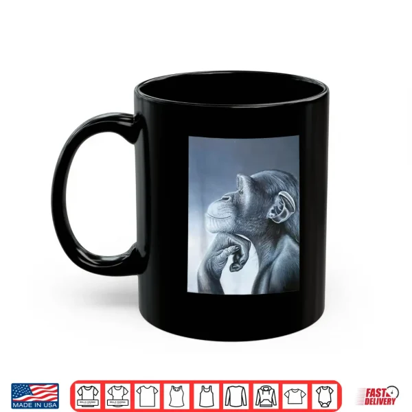 Mug Funny Lion Monkey Meme brainrot Rage Bait Monkey Meme Shirt