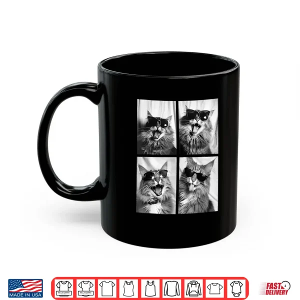 Mug Funny Maine Coon Cat Lover Cute Kitten Sunglasses Pet Feline Shirt
