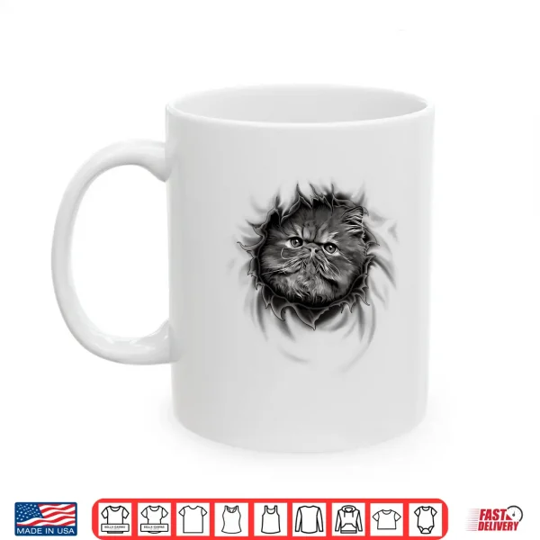 Mug Funny Persian Cat Shirt Men Women Kids Shirt
