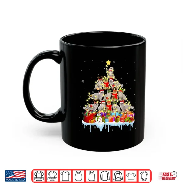 Mug Funny Persian Christmas Tree Pet Cat Lover Gift Shirt