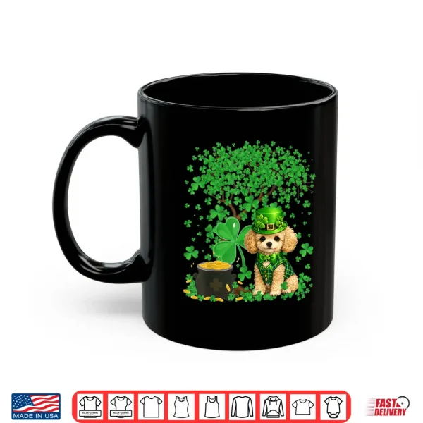 Mug Funny Poodle Dog Shamrock St Patricks Day Shirt