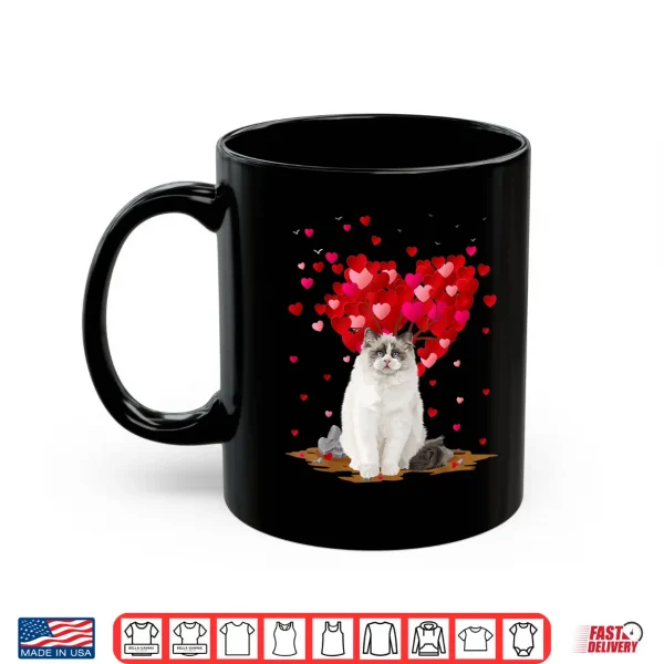 Mug Funny Ragdoll Cat Animal Lover Ragdoll Cat Valentines Day Shirt