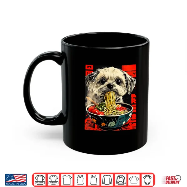 Mug Funny Shih Tzu Ramen Japanese Kawaii Shih Tzu Shirt
