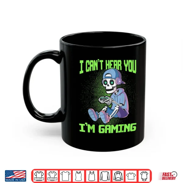 Mug Gamer Skeleton Gaming Video Games Shirt