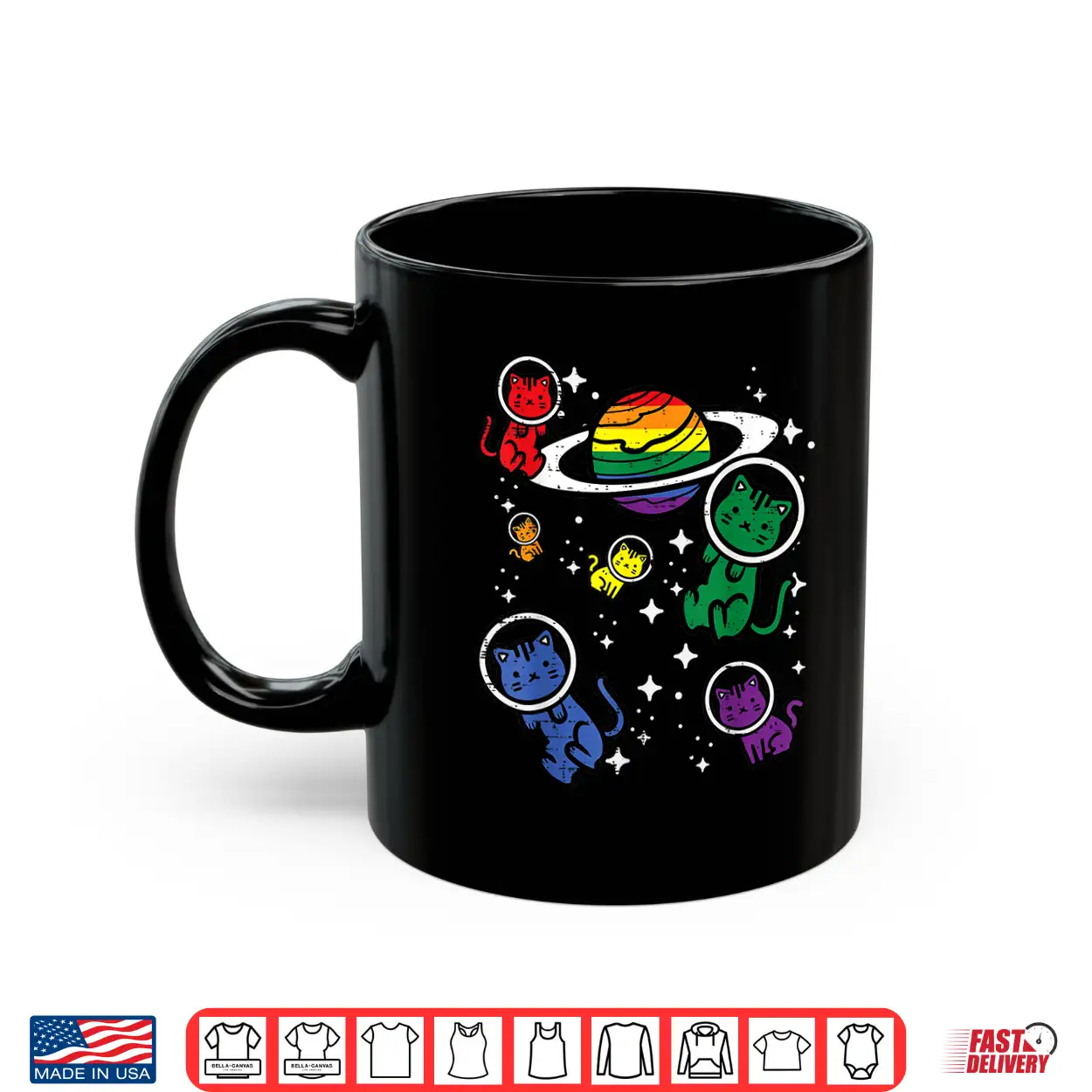 Gay Cats In Space Rainbow Pride Month Lgbtq Ally Women Girls Shirt Gay Cats In Space Rainbow Pride Month Lgbtq Ally Women Girls Shirt