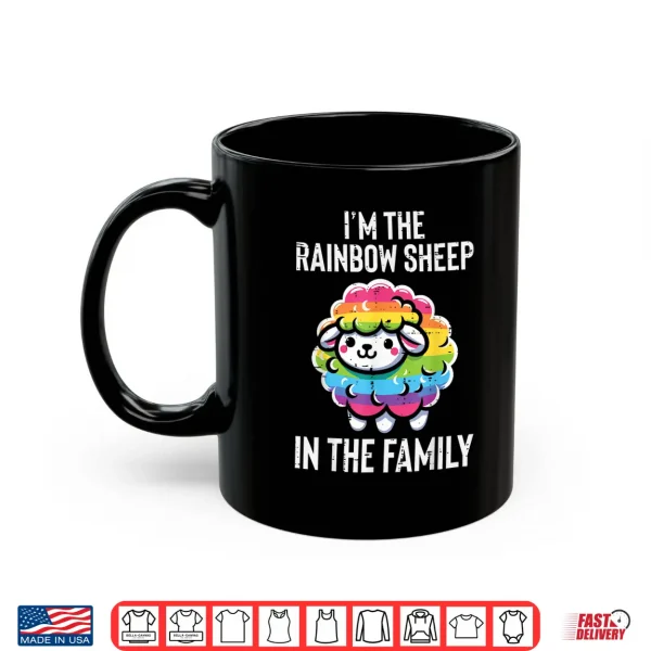 Mug Gay Pride Month Rainbow Sheep Funny LGBTQ Ally Shirt