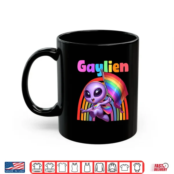 Mug Gaylien Gay Alien Pride LGBTQ Professional Graphic Shirt