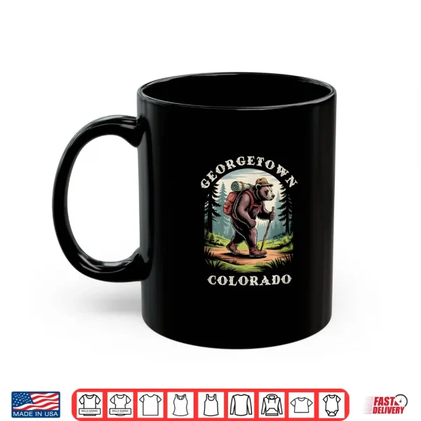 Mug Georgetown Colorado CO Mountains Hiking Backpacking Bear Shirt