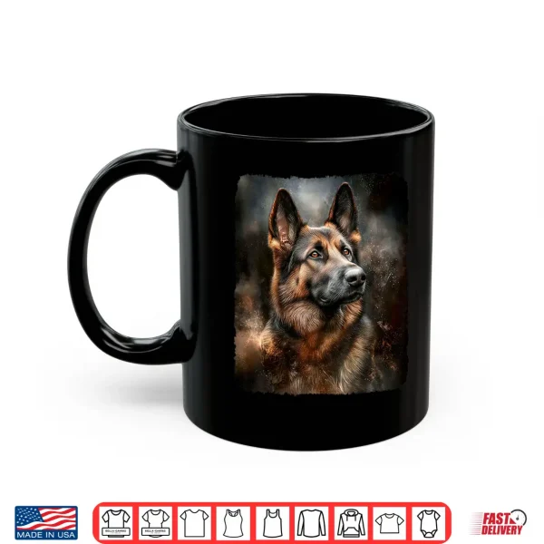 Mug German Shepherd Dog Design Dog Lover Professional Graphic Shirt
