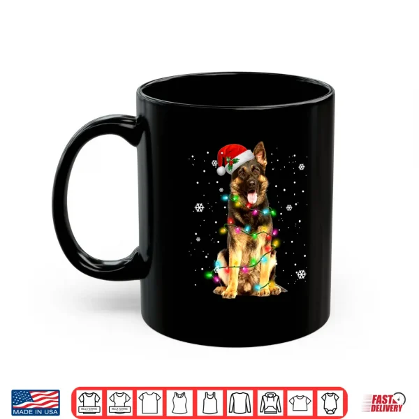 Mug German Shepherd Dog Tree Christmas Sweater Xmas Dogs Gifts Shirt