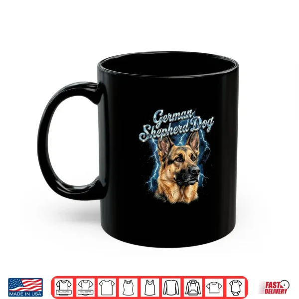 Mug German Shepherd Dog Vintage 90s Dog Lover German Shepherd Shirt