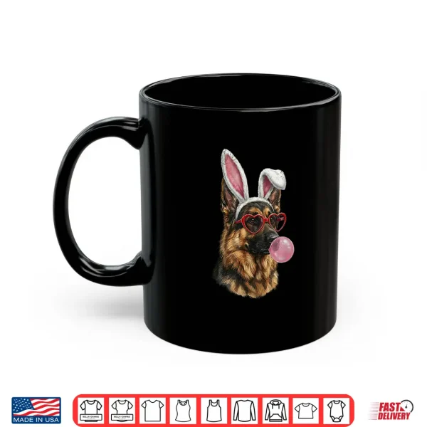 Mug German Shepherd Easter Bunny Dog Lover Shirt
