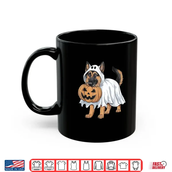 Mug German Shepherd Ghost Dog Halloween Shirt