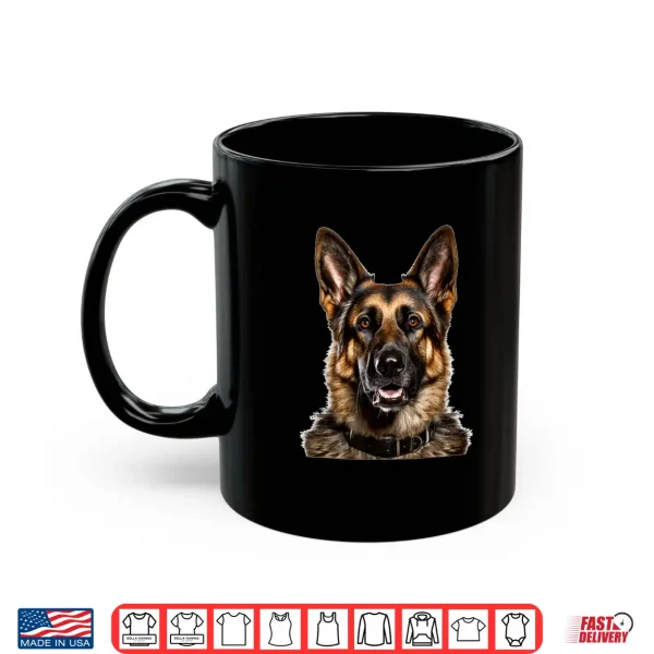 Mug German Shepherd Portrait Art Dog Shirt