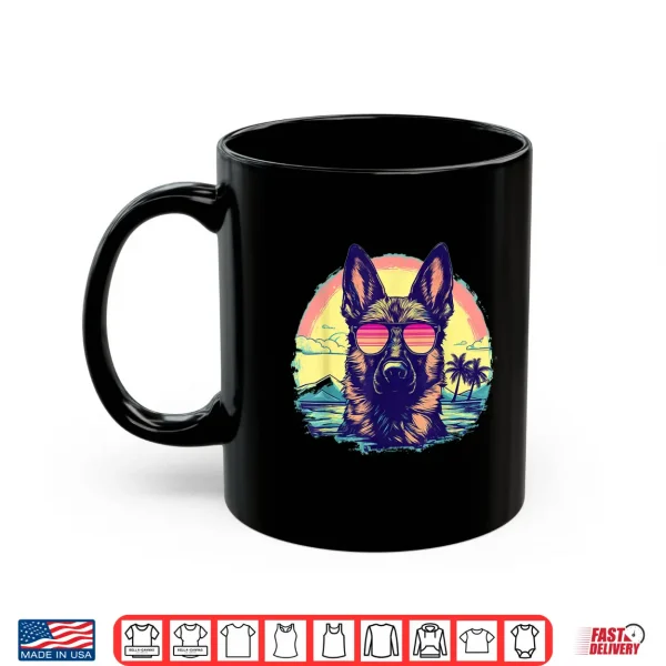 Mug German Shepherd Professional Minimalist Modern Graphic Identity Shirt