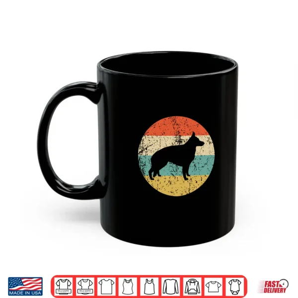 Mug German Shepherd Retro Professional Minimalist Modern Graphic Hoodie