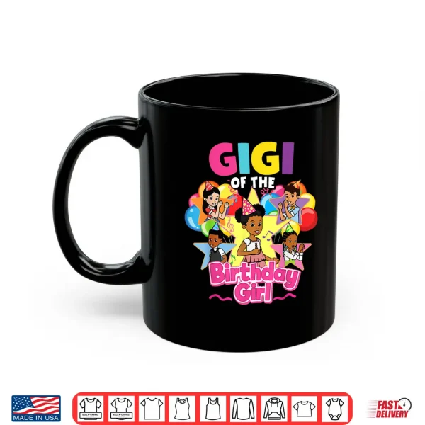 Mug Gigi of Birthday Girl Gracie Pink Doll Family Decorations Shirt