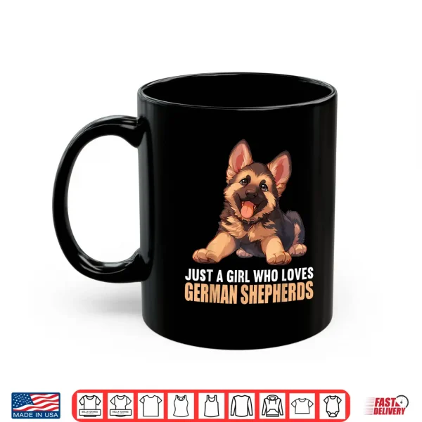 Mug Girl Who Loves German Shepherds German Shepherd Shirt
