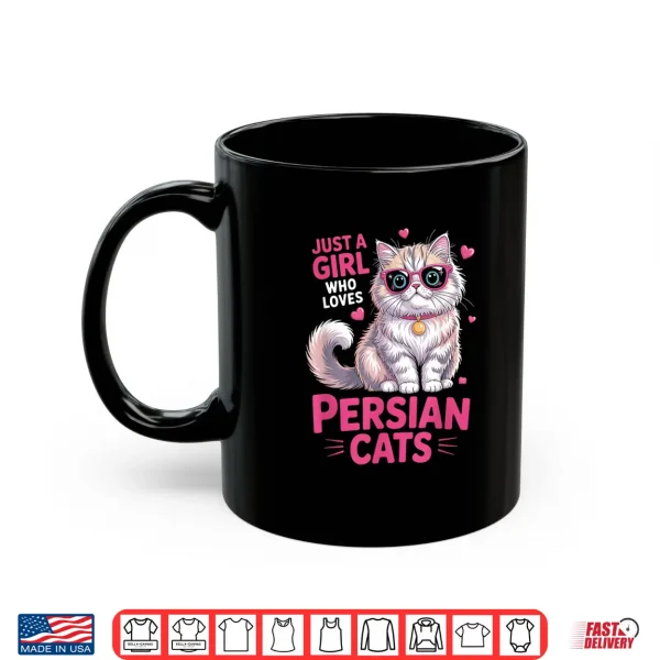 Mug Girls Persian Cat Shirt