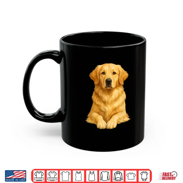 Mug Golden Retriever Dog Artwork Shirt