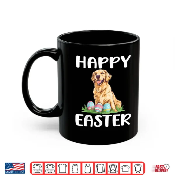 Mug Golden Retriever Dog Breed Happy Easter Professional Graphic Shirt