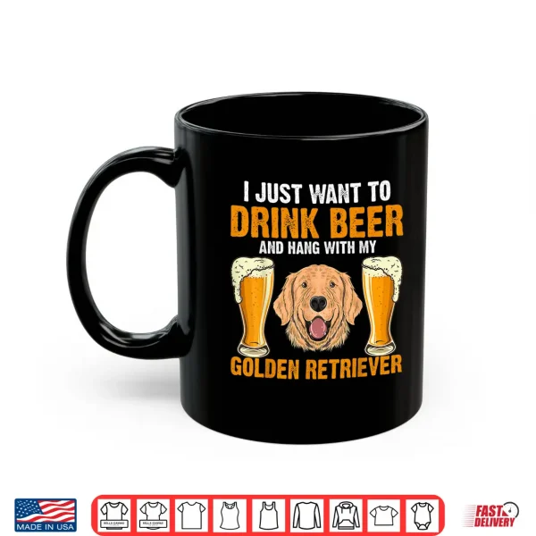 Mug Golden Retriever Dog Golden Retriever Beer Golden Retriever Shirt