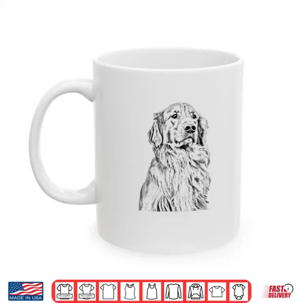Mug Golden Retriever Dog Lover Gift Cream Retriever Mom Dad Shirt