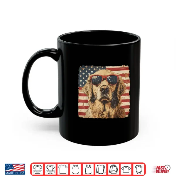 Mug Golden Retriever Dog Patriotic Fourth Of July Professional Graphic Shirt