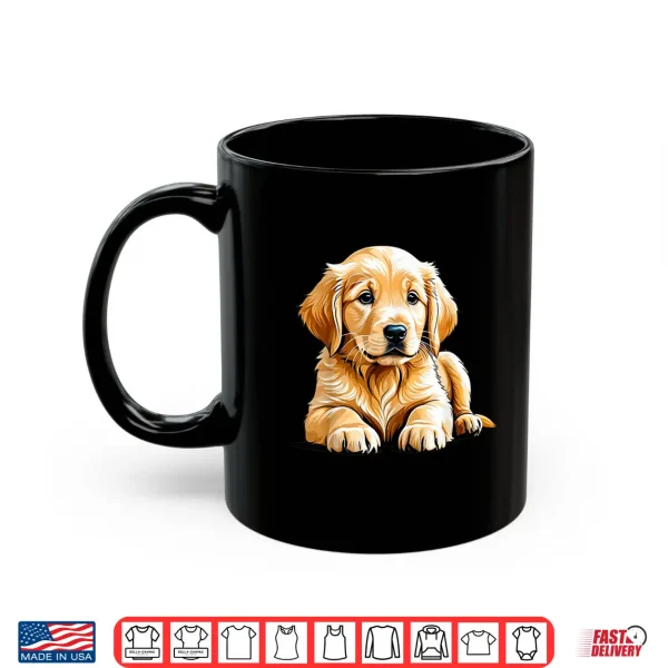 Mug Golden Retriever Dog Puppy Graphic Shirt