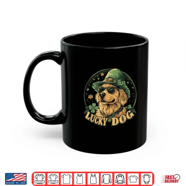Mug Golden Retriever Dog St. Patricks Day Saint Paddys Irish Shirt