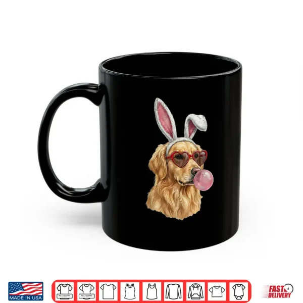 Mug Golden Retriever Easter Bunny Dog Lover Shirt